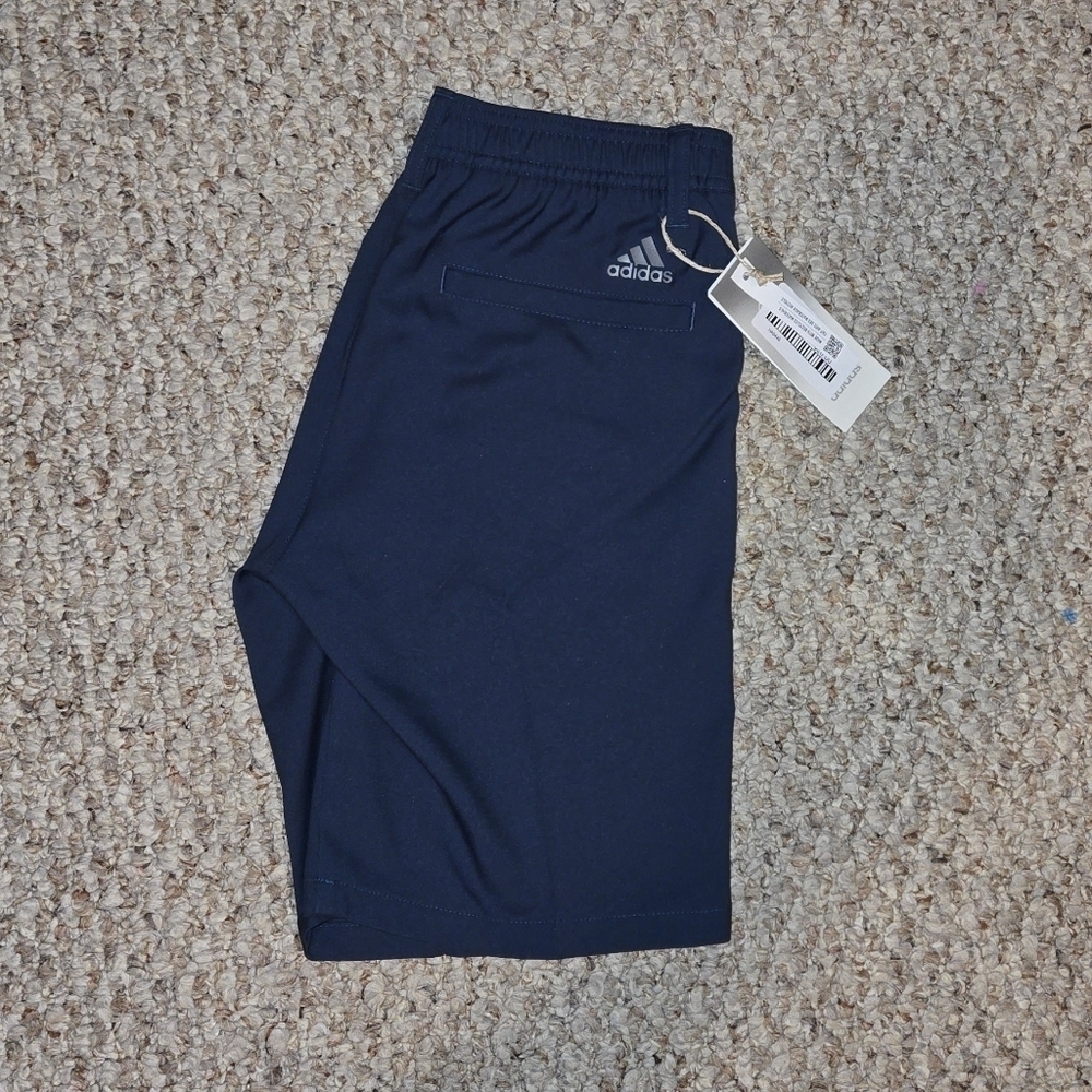 New Adidas Kids Navy Shorts